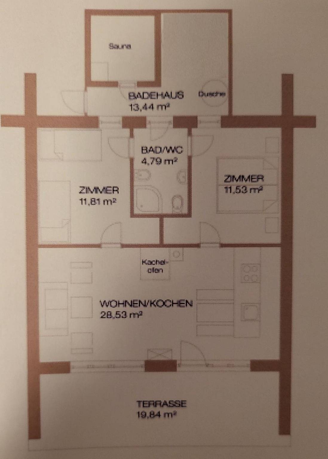 Holztraum chalet mit sauna in Sankt Englmar, Ostbayern