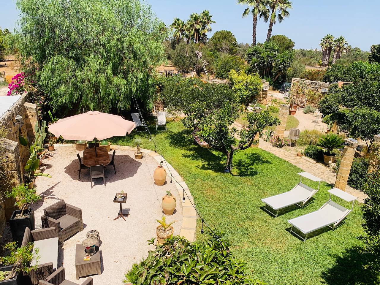 Maison de vacances 'Appartement Vue Jardin' avec terrasse privée et climatisation in Golfe de Tarente