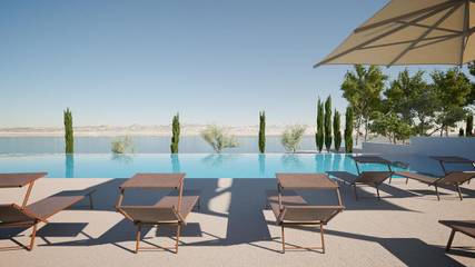 Ferienhaus für 6 Personen, mit Terrasse und Pool in Povljana
