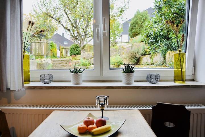 Ferienwohnung für 3 Personen, mit Terrasse und Garten