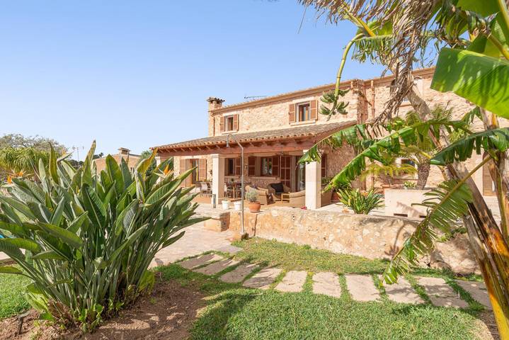 Can Lliganya - Rustikale Villa mit privatem Pool und kostenloses W-Lan in s'Horta, Felanitx