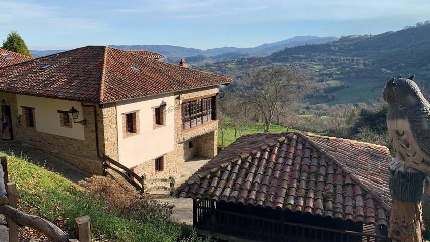 Casa rural para 14 personas, con Terraza además de Jardín y Vistas en Pruneda - 4