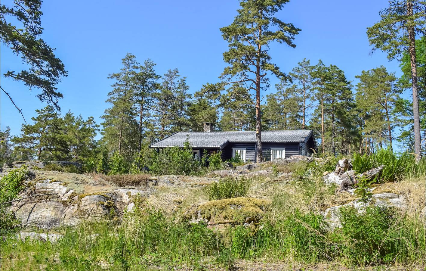 Ferienhaus für 7 Personen mit Terrasse in Moss