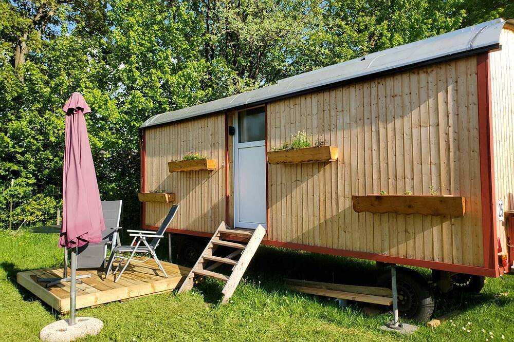 Gemütlicher Schäferwagen in der Eifel in Nettersheim, Naturpark Hohes Venn-Eifel