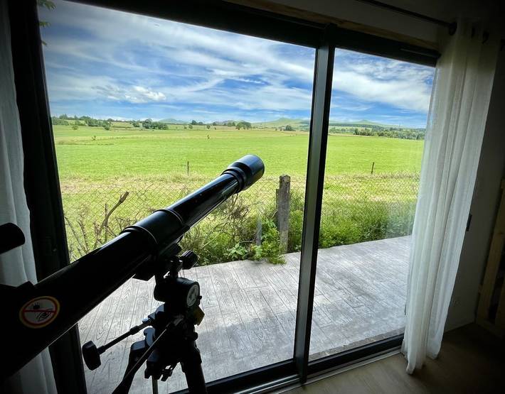 Chalet pour 2 personnes, avec terrasse ainsi que jacuzzi et sauna dans le Puy-de-Dôme - 4