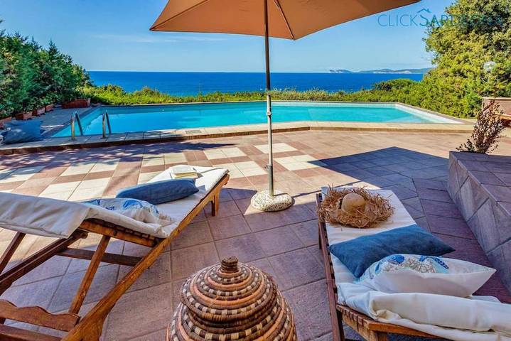 Villa per 5 persone, con piscina e vista oceano nonché giardino ad Alghero