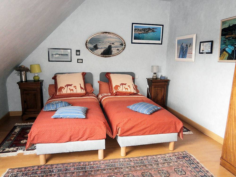 Dour Heol - Chambre bleue in Guimaëc, Ceinture Dorée