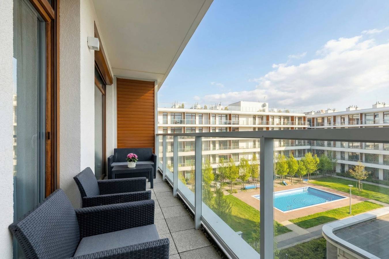 Ganze Wohnung, Ferienwohnung für 4 Personen mit Pool in Ustronie Morskie (Stadt), Ustronie Morskie