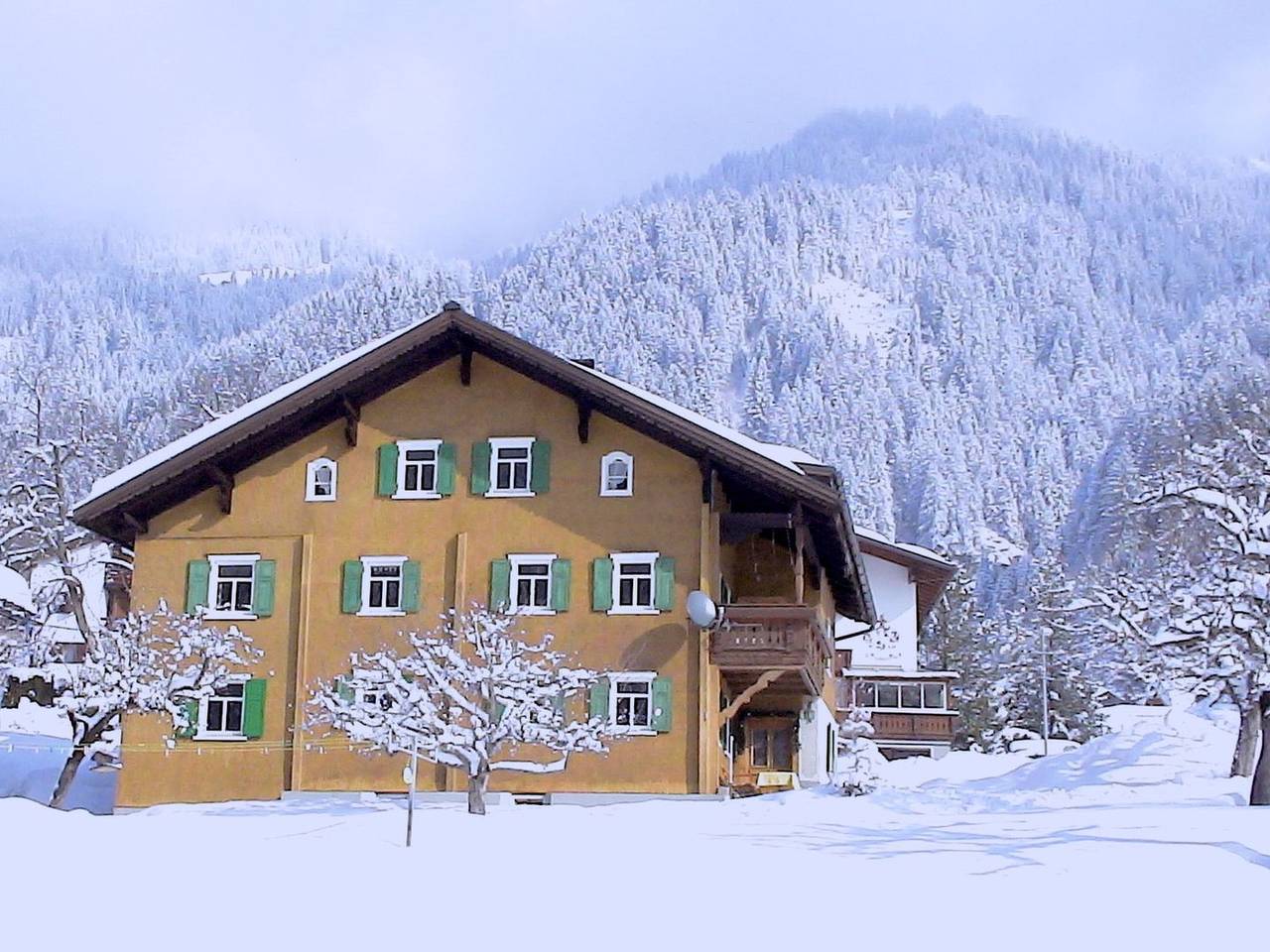 Montafoner Bauernhaus in Gortipohl in Sankt Gallenkirch, Verwall