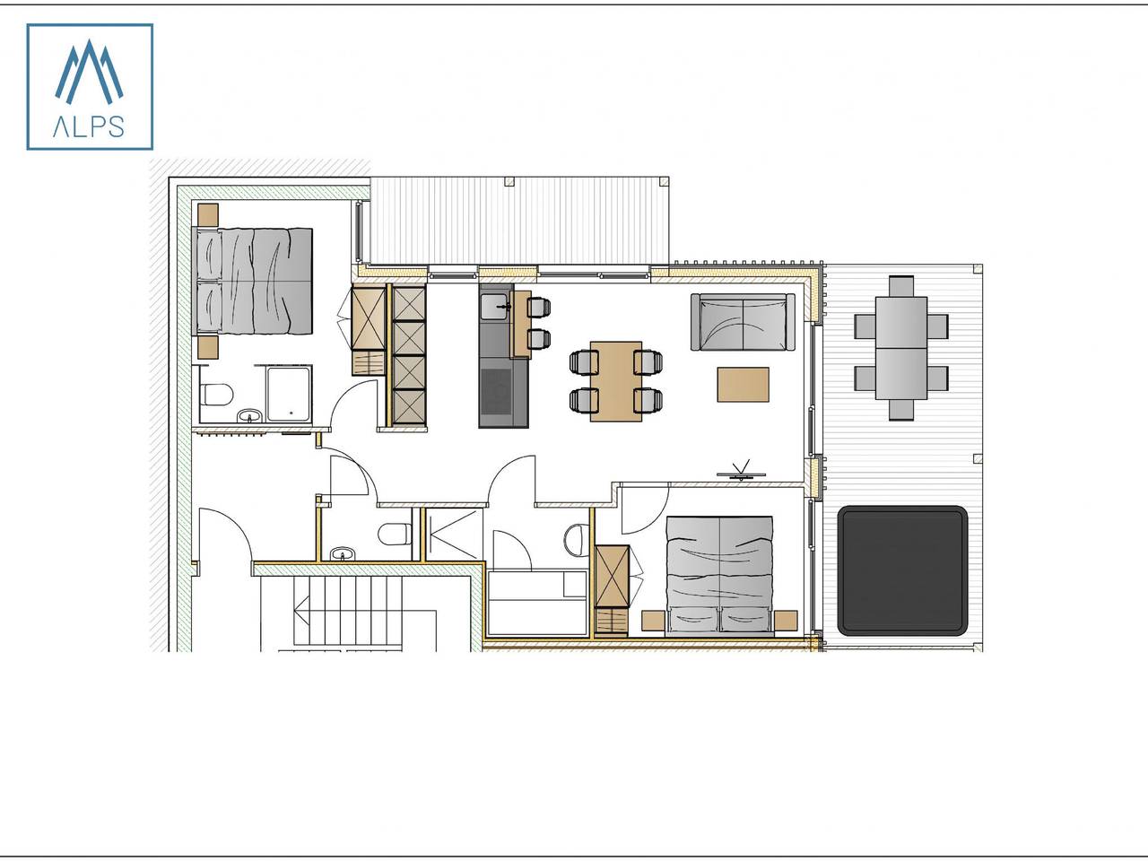 Appartement entier, Superior mit Sauna & Außenbadewanne in Haus, Schladming-Dachstein