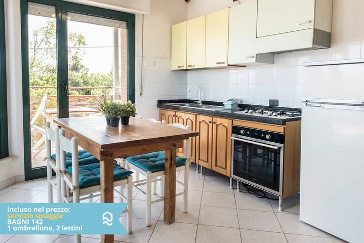 Appartamento intero, Se003 - Senigallia, bilocale sul mare con spiaggia inclusa in Senigallia, Senigallia (comune)