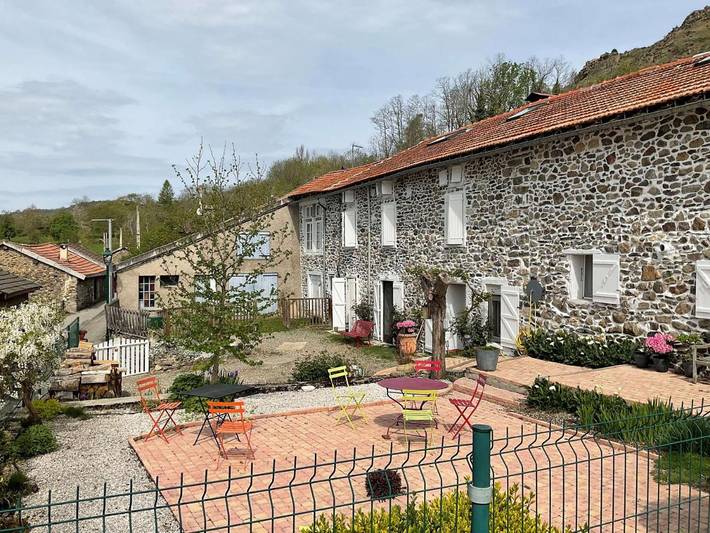 Chambre d’hôte pour 2 personnes, avec Terrasse ainsi que Jardin et Vue à Ignaux