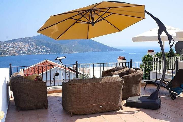 Maison de vacances pour 8 personnes, avec piscine ainsi que balcon et jardin dans Province d'Antalya