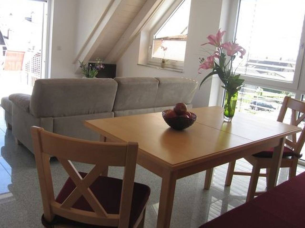 Ganze Wohnung, Ferienwohnung 'Golden Delicious' mit gemeinsamer Terrasse, Gemeinschaftsgarten und Wi-Fi in Salem, Bodenseekreis