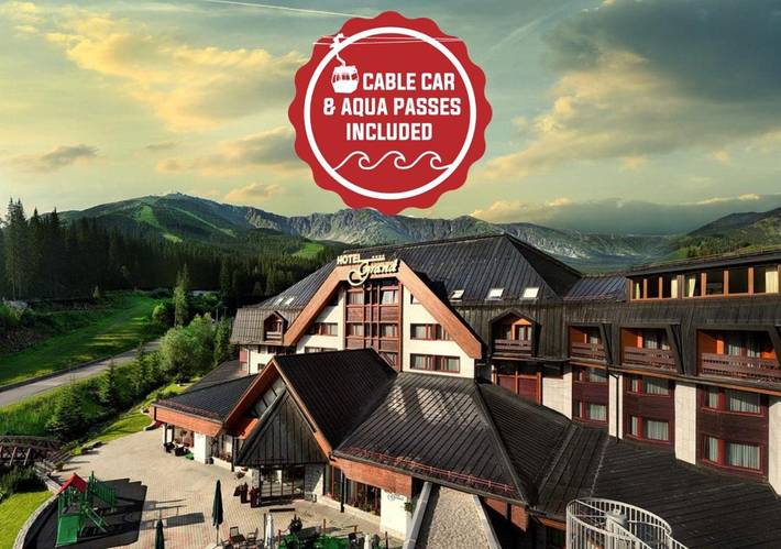 Hotel dla 4 osób, z sauna i basen oraz jacuzzi i taras w Demianowska Dolina
