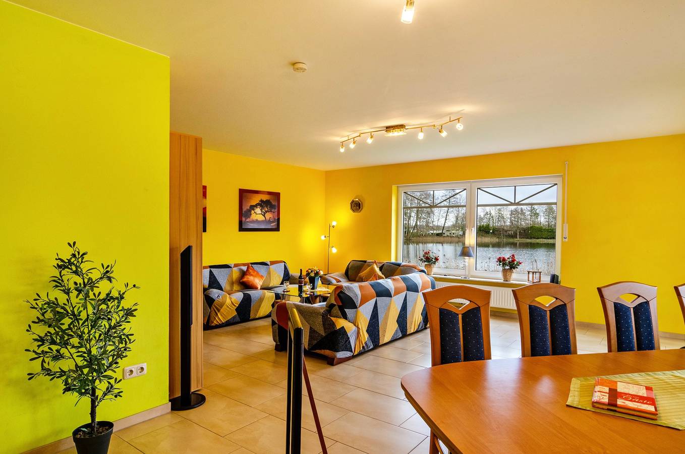 Ganze Wohnung, Ferienwohnung "Mediterranes Flair Mit Seeblick" mit Seeblick und privaten Terrassen in Nenndorf, Nordseeküste