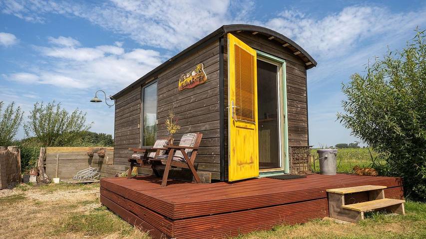 Ferienhaus für 3 Personen, mit Garten