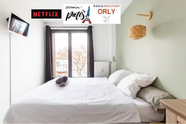 Location de vacances pour 2 personnes, avec Balcon à Choisy-le-Roi