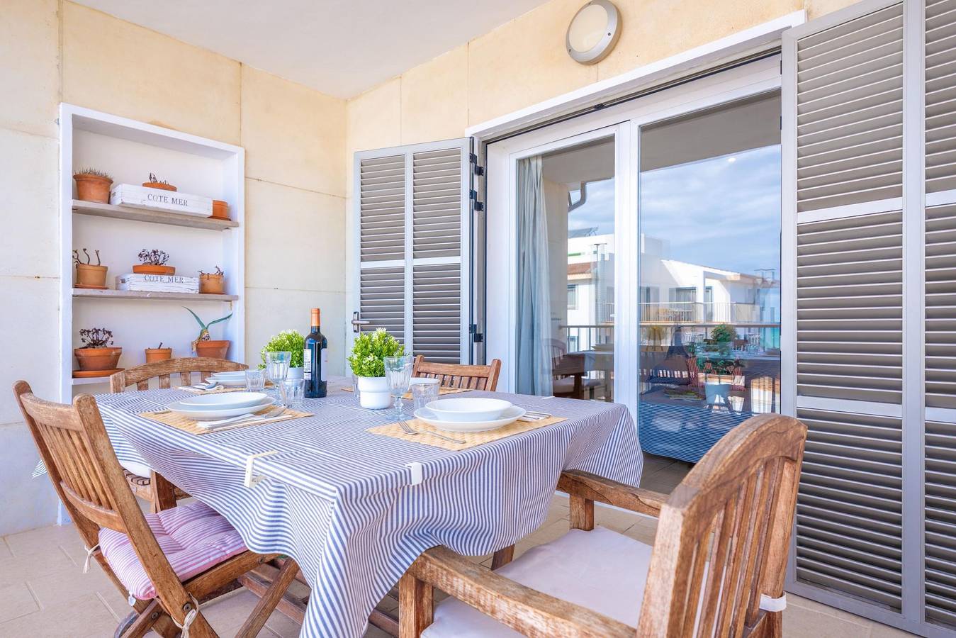 Ganze Ferienwohnung, Tugores Simó 2º A - Charmante Wohnung direkt am Strand in Can Picafort – Kostenloses Wlan in Can Picafort, Santa Margalida