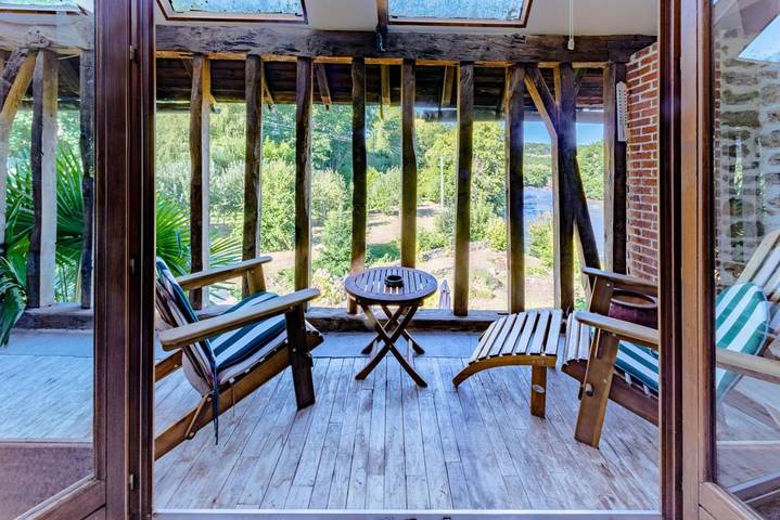 Appartement de vacances pour 5 personnes, avec sauna et vue ainsi que piscine et jardin