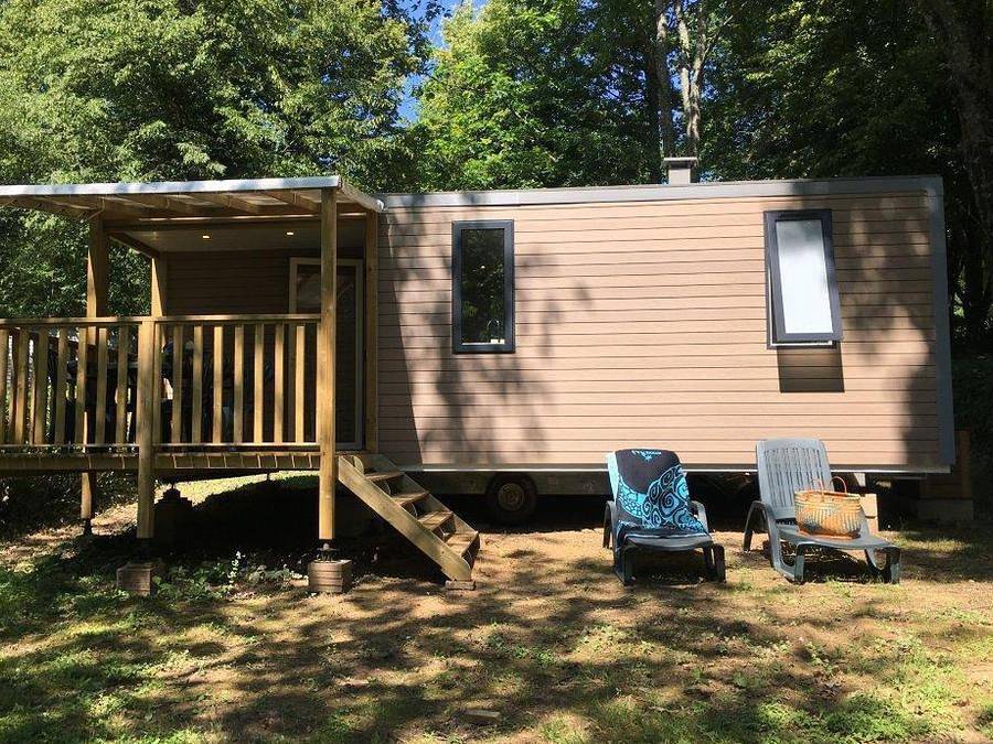 Flower Camping et Base de Loisirs de Rouffiac - Mobilhome 6 personnes - Mobil-home Source Confort 24m² - 2 chambres 4/6 pers in Angoisse (Dordogne), Périgord Vert