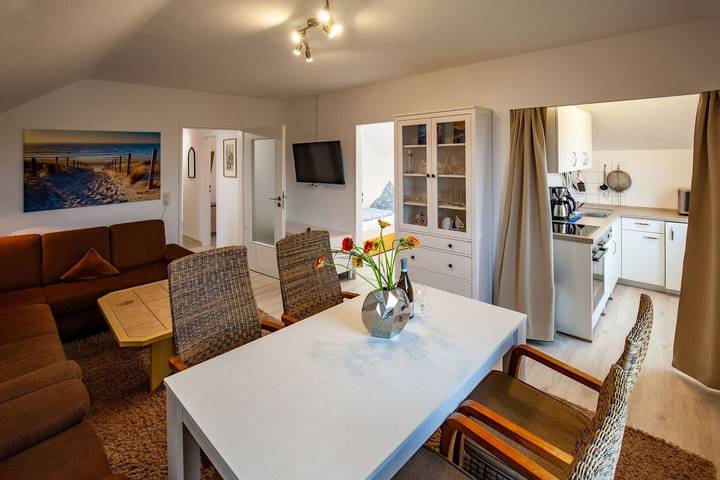 Ferienwohnung für 5 Personen, mit Ausblick auf den Ostfriesische Inseln