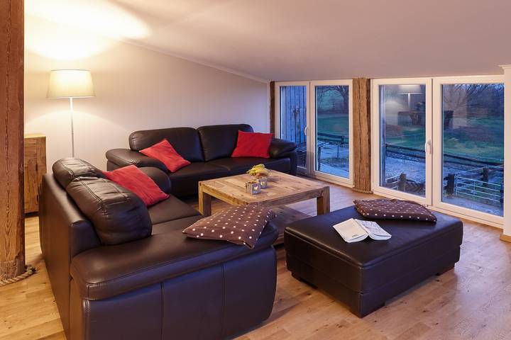 Ferienwohnung für 7 Personen, mit Garten und Balkon in Rügge