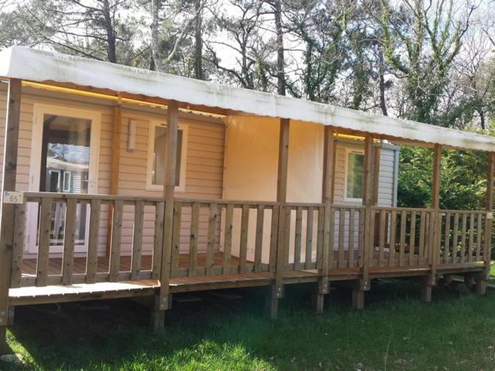 Camping für 2 Personen, mit Terrasse und Pool, mit Haustier in der Charente-Maritime - 2