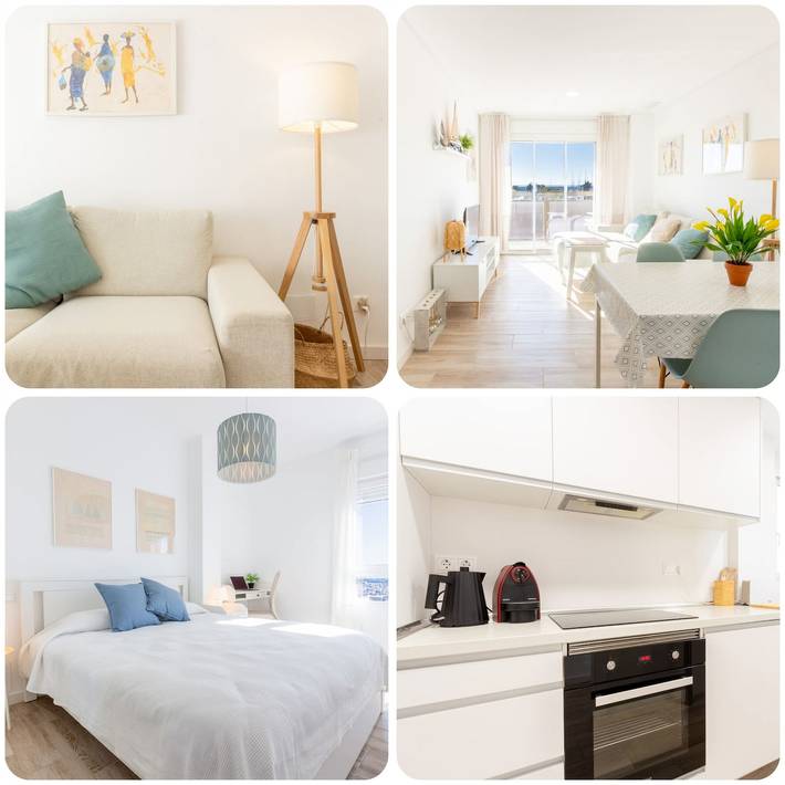 Vakantiewoning voor 4 personen, met Balkon en Terras in Santa Pola