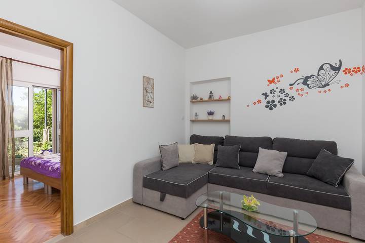 Ganze Wohnung, Ferienwohnung für 4 Personen mit Meerblick in Brasina, Dubrovnik-Neretva