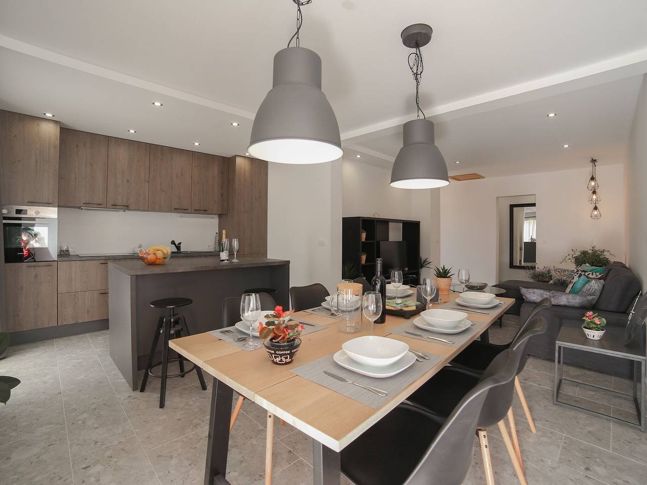 Ganze Wohnung, Apartments Martić - Three Bedroom Apartment with Balconies and Sea View - (St) in Supetar, Brac