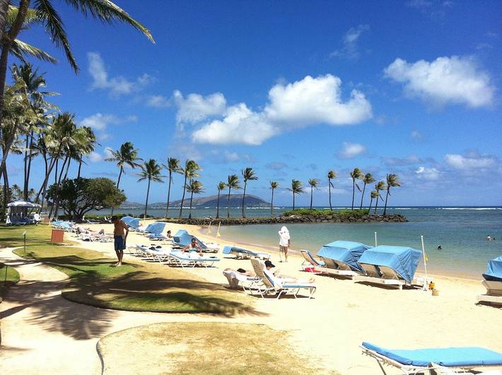 Gîte pour 4 personnes, avec jacuzzi ainsi que piscine et terrasse à Honolulu - 2