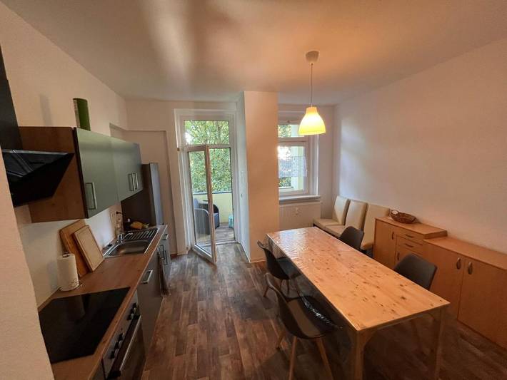 Ferienwohnung für 8 Personen, mit Balkon und Garten sowie Ausblick in Leipziger Buchmesse - 3