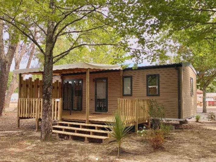 Camping para 6 personas, con piscina y terraza en Soustons