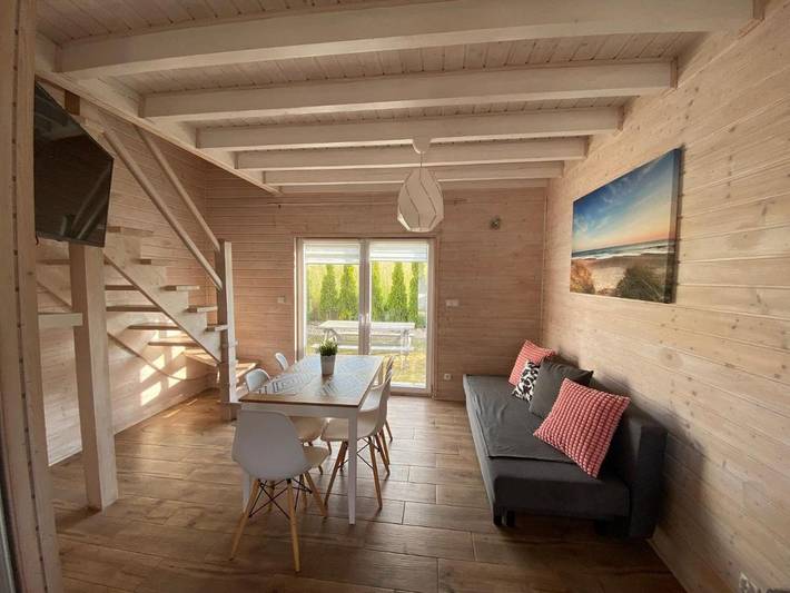 Domek letniskowy dla 6 osób, z ogród, zwierzęta dozwolone w Rewal