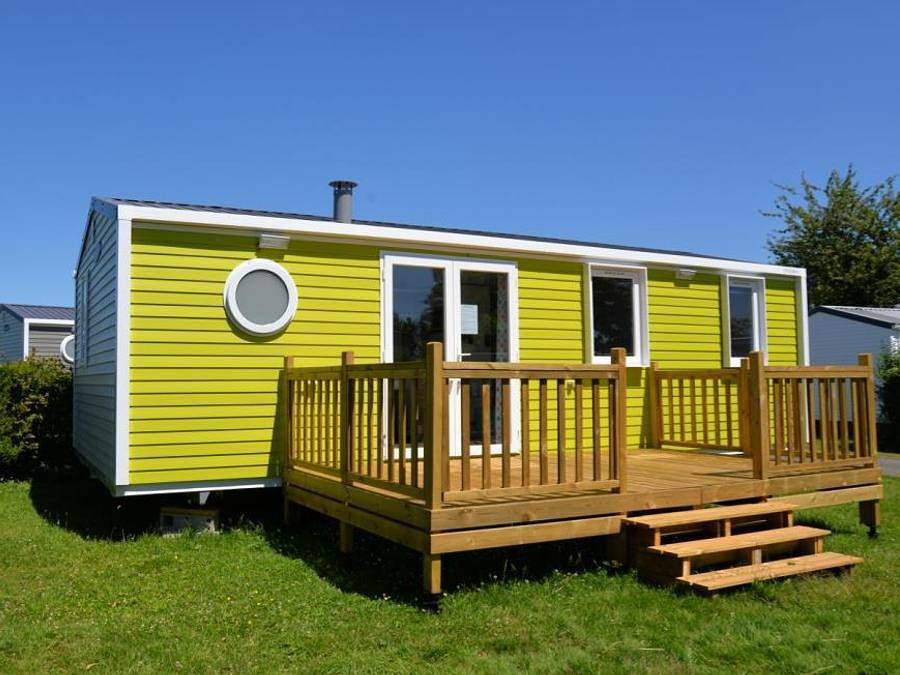 Camping Du Lac Terre d'Auge, Pont-L'Evêque - Pont L'Evêque - Mobile home 6 persons - 3-bedroom mobile home, 32m², with in Sainte-Famille-en-Auge, Lisieux region