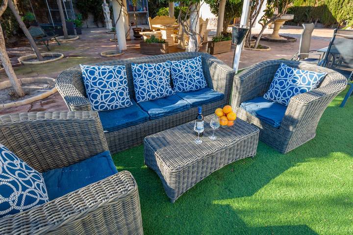 Casa rural para 12 personas, con jacuzzi y jardín, Se admiten mascotas en l'Alacantí - 4