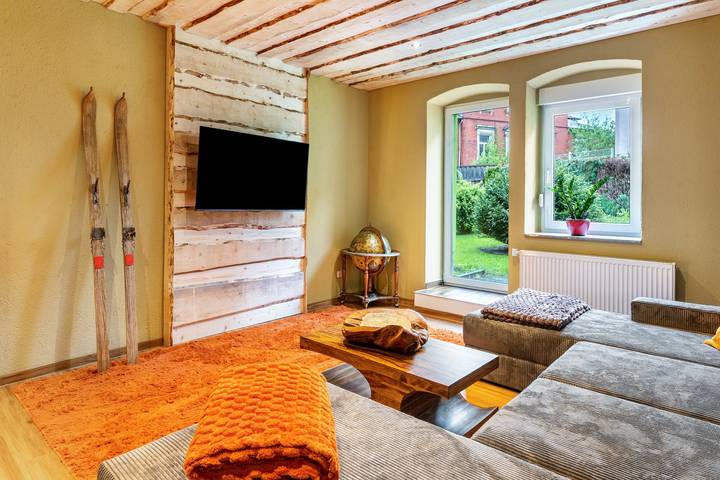 Ferienwohnung für 4 Personen, mit Garten in Sachsen