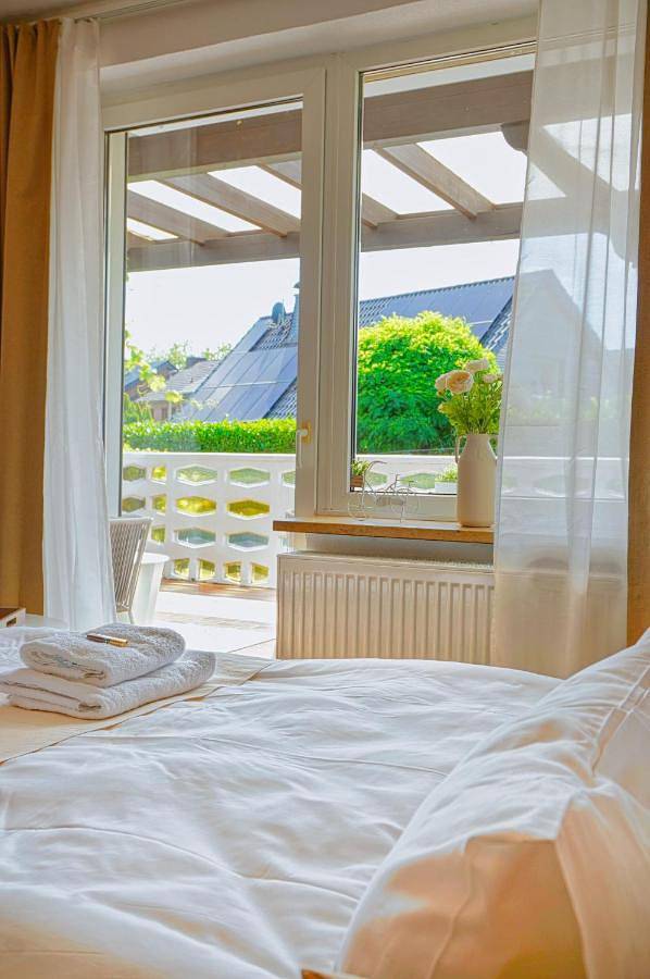 Ferienwohnung für 4 Personen, mit Balkon und Terrasse