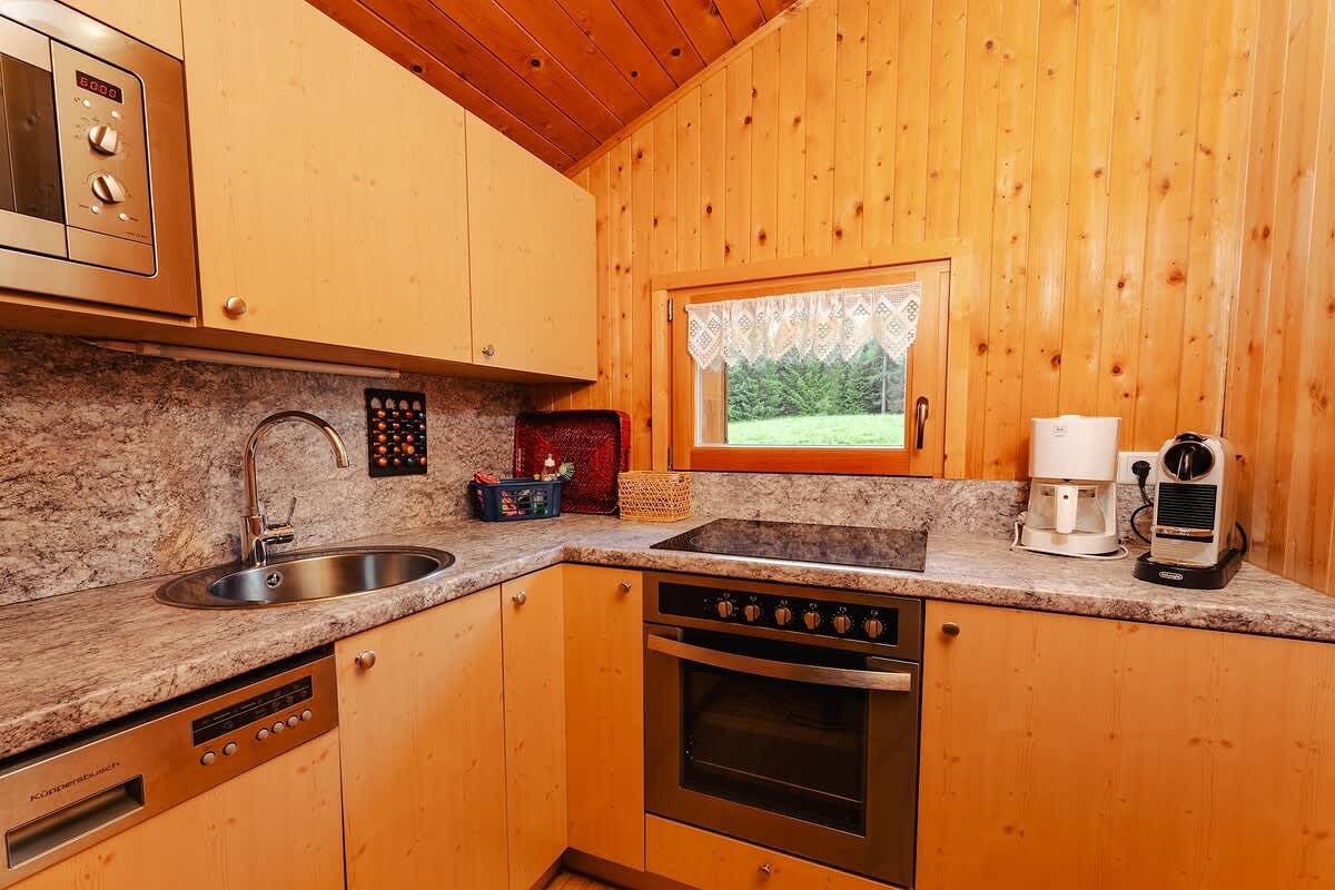 Blockhütte für 6 Personen mit Garten in Arriach, Gerlitzen