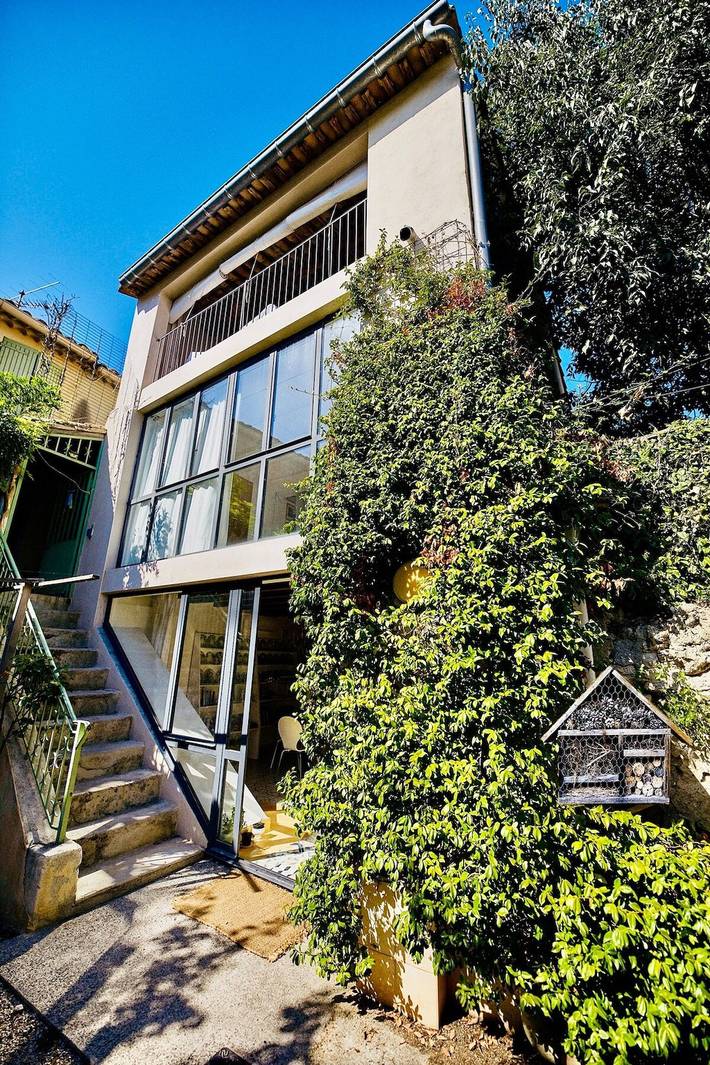 Ferienhaus für 4 Personen, mit Balkon und Terrasse sowie Ausblick