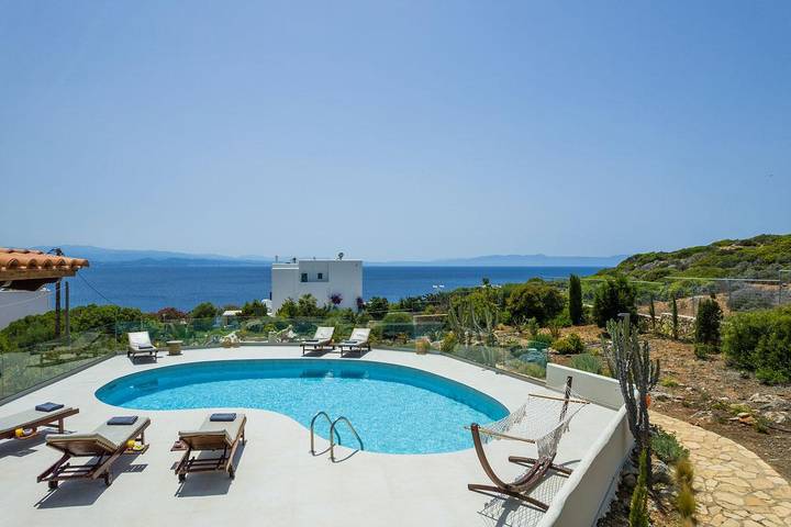 Villa für 6 Personen, mit Balkon/Terrasse und Pool auf Kreta