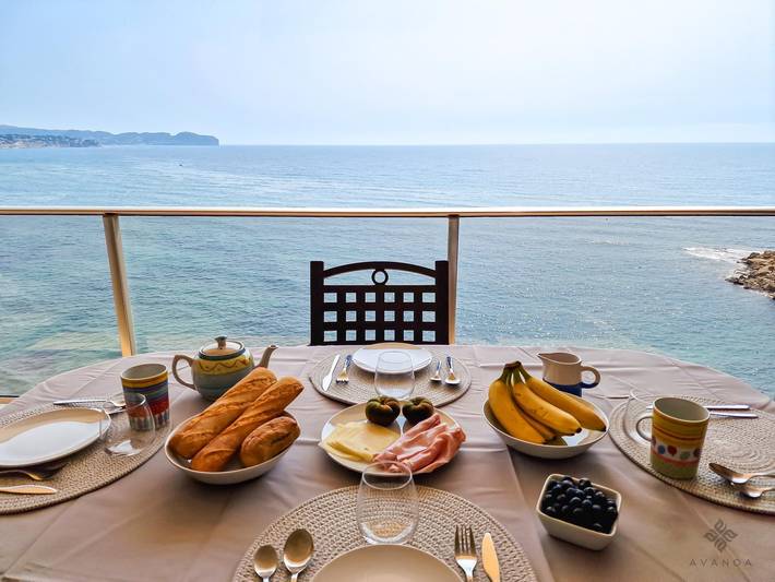 Apartment for 3 people, with pool and ocean view as well as terrace in Calpe