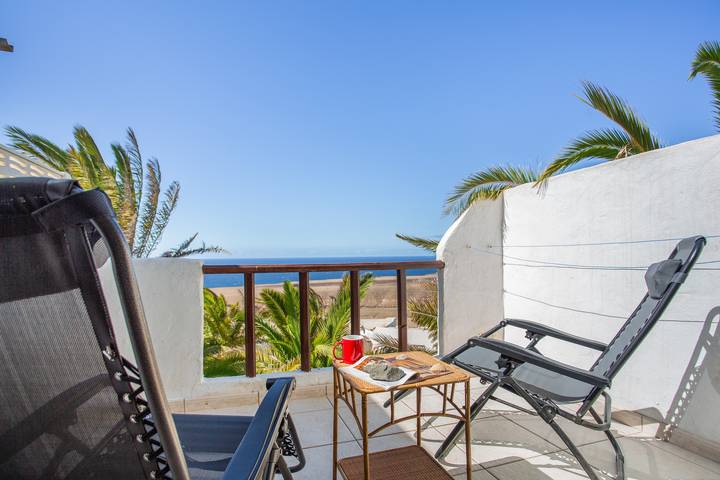 Appartamento per 2 persone, con Balcone e Giardino nonché Piscina per bambini alle Canarie