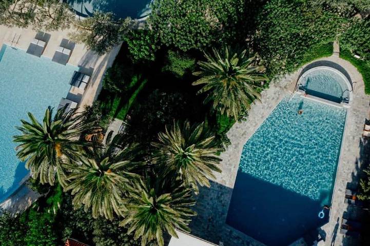 Ferienhaus für 3 Personen, mit Pool und Balkon sowie Garten und Whirlpool in Agia Galini