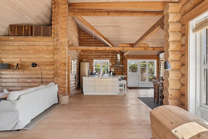 Location de vacances pour 6 personnes, avec terrasse ainsi que jardin et sauna dans Borre - 4