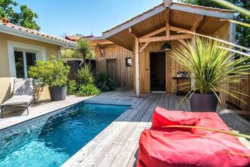 Maison De Vacances pour 6 Personnes dans La Teste-de-Buch, Bassin d'Arcachon, Photo 2