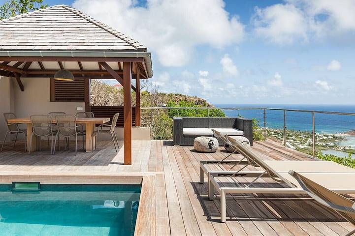 Villa für 6 Personen, mit Terrasse und Garten auf Saint-Barthélemy