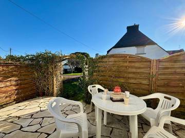 Location de vacances pour 4 personnes, avec jardin à Carnac