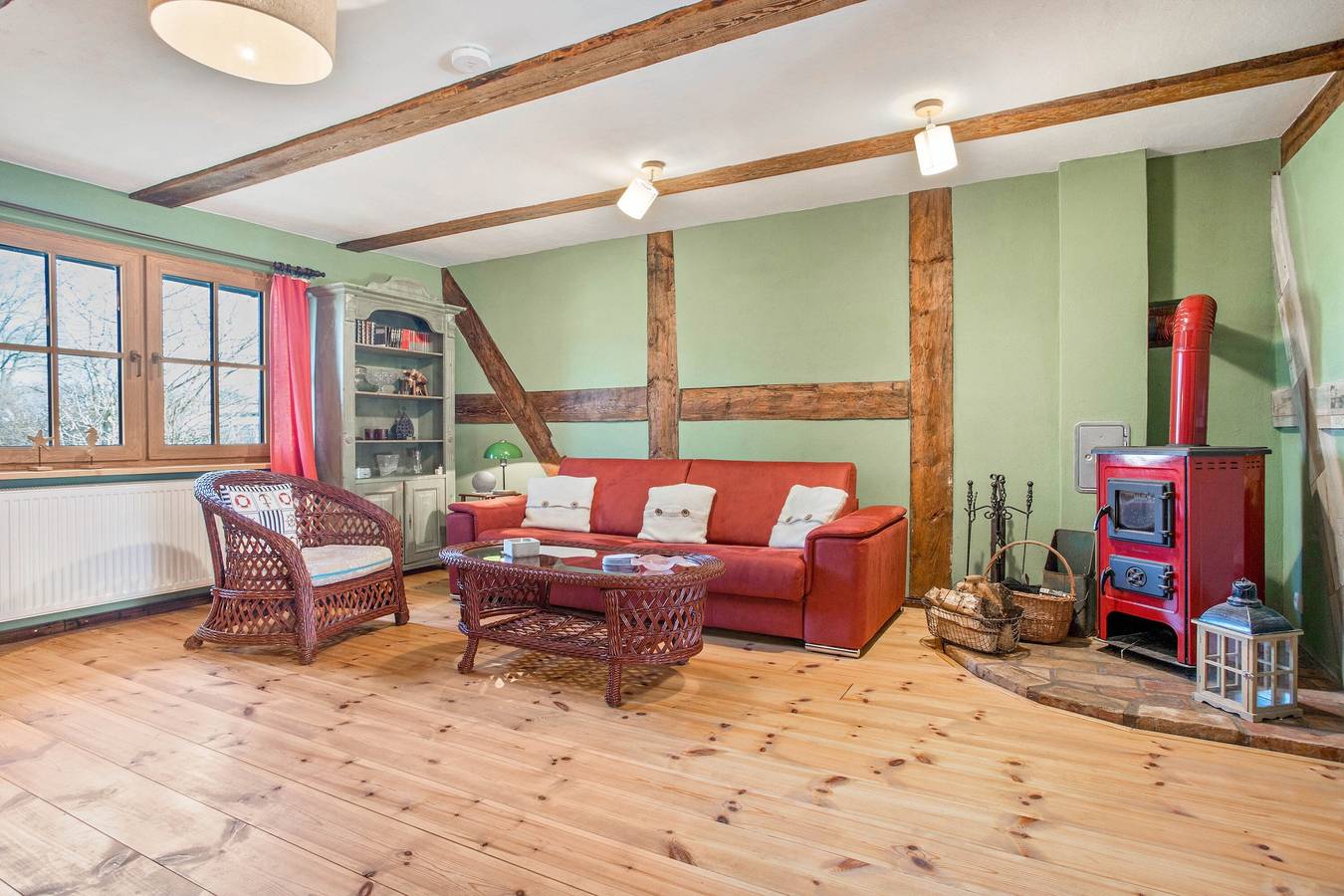 Ferienhaus „Kleiner Eselhof“ mit privater Terrasse, Garten und Wlan in Semlow, Vorpommern-Rügen